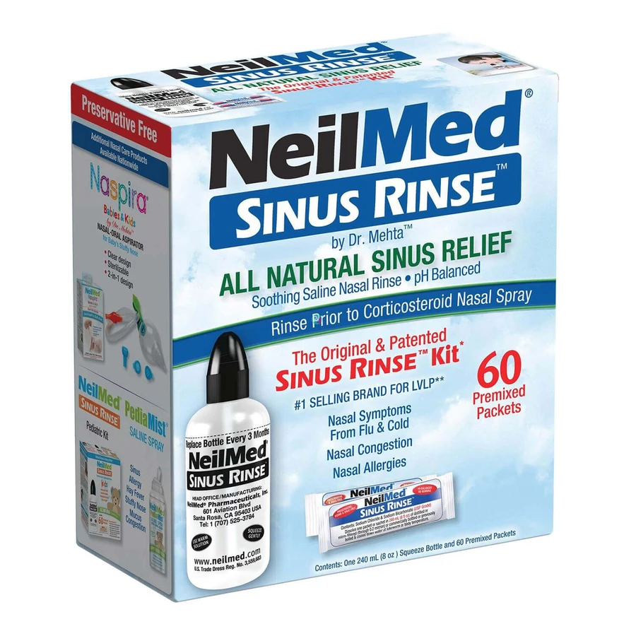 Sinus Rinse Kit, Adult Sinus Irrigation Set 2 it