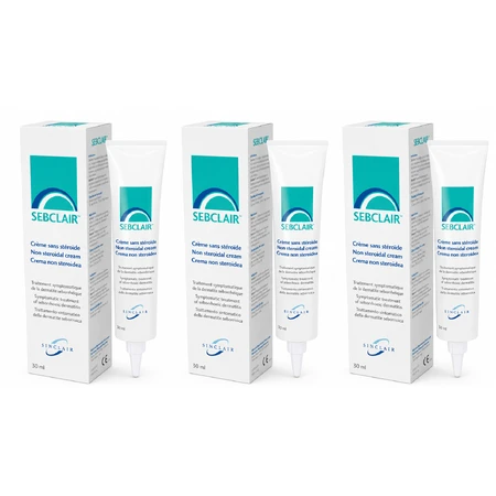 Sebclair Dermal Creme für seborrhoische Dermatitis 3x30 ml