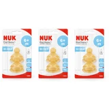 NUK First Choice+ Mamelon de cauciuc mediu 6+ luni 6 bucăți