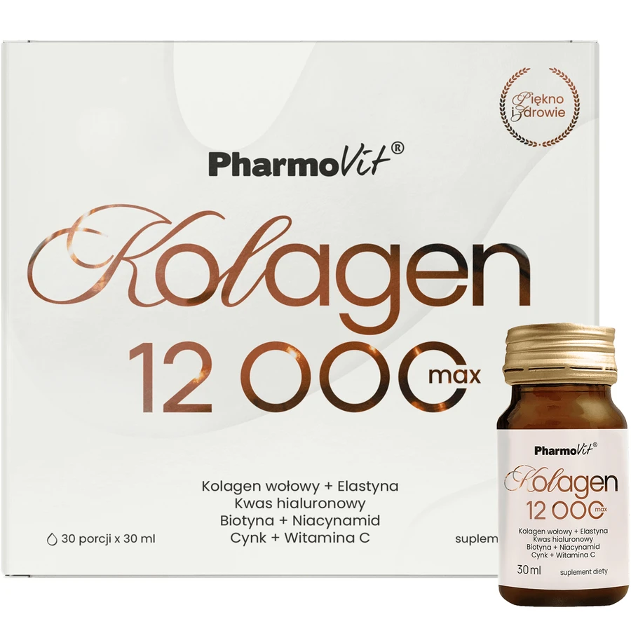 PharmoVit Colágeno 12000 Max, 30 ml x 2x30 frascos