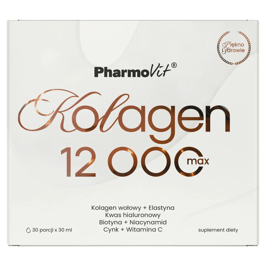 PharmoVit Colágeno 12000 Max, 30 ml x 2x30 frascos