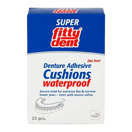 Fittydent Super Retainer für Ober- und Unterkieferprothesen, 8 x 15 Stück, Dentaid