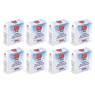 Fittydent, pastillas para la limpieza de dentaduras postizas, 8 x 32 unidades