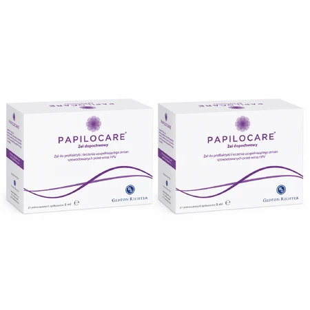 Papilocare, vaginal gel, 2x21 applicators