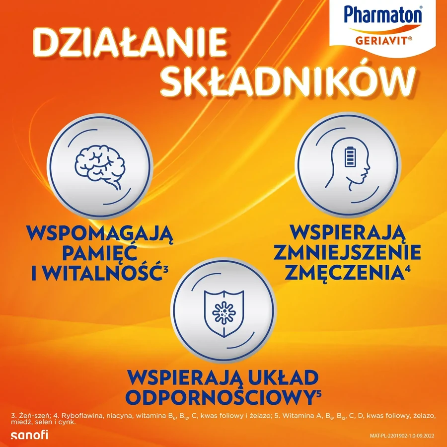 Pharmaton Geriavit, 2x100 comprimate filmate