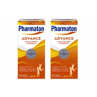 Pharmaton Geriavit, 2x100 filmomhulde tabletten