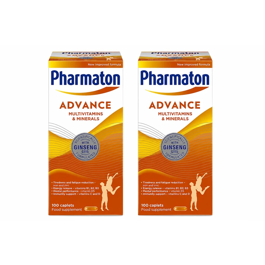 Pharmaton Geriavit, 2x100 filmomhulde tabletten
