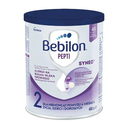 Bebilon Pepti 2 Syneo Infant Formula, for infants 6 months and older, 3 x 400 g, Nutricia