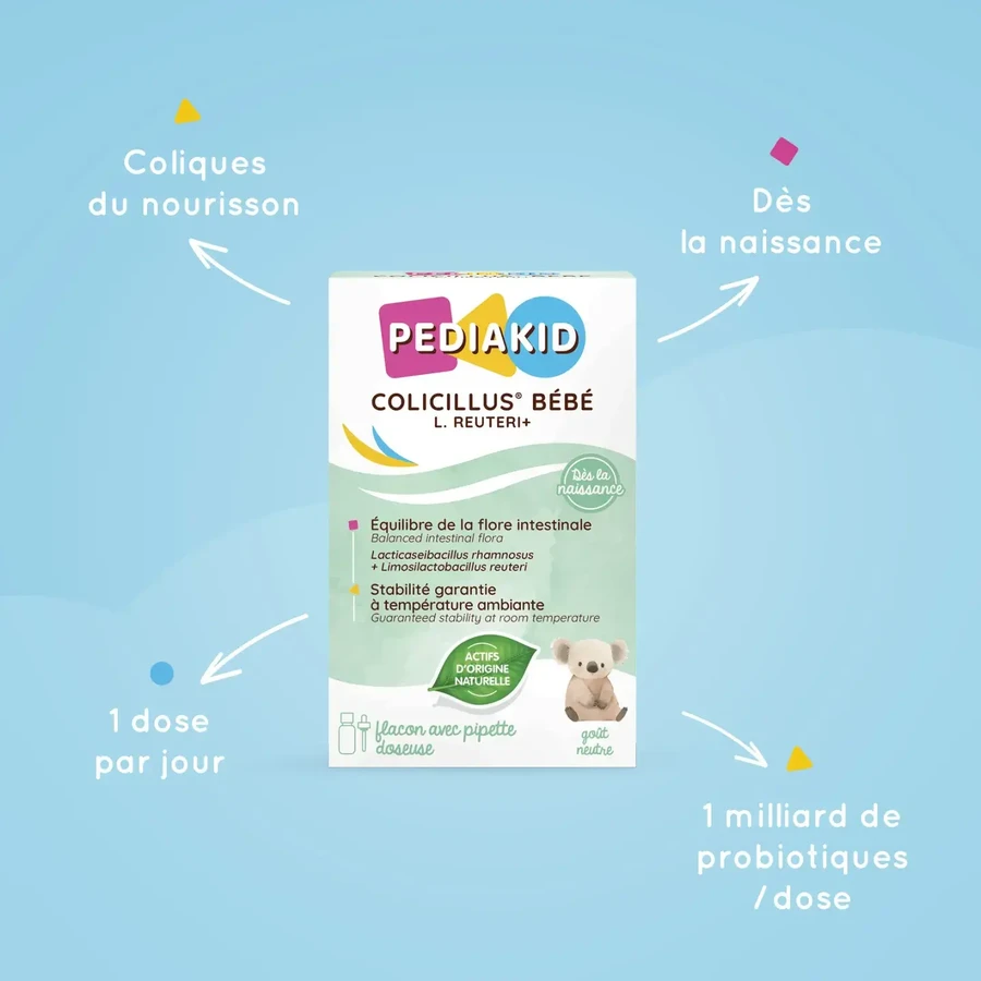 Colicillus Bébé Probiotic, 2x8 ml, Pediakid