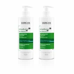 Șampon anti-mătreață pentru păr normal-gras Dercos, 2x390 ml, Vichy