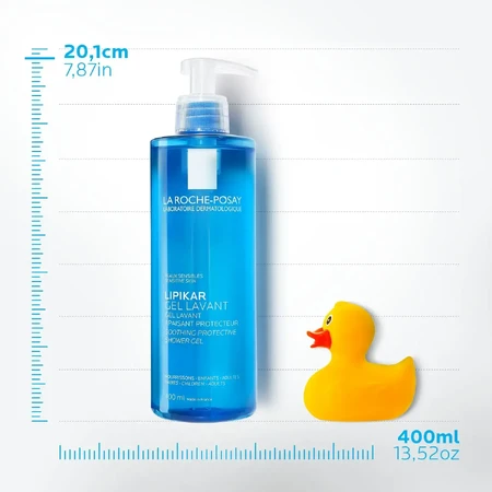 Lipikar Gel de curățare, 2x1L, pentru piele sensibilă, La Roche-Posay