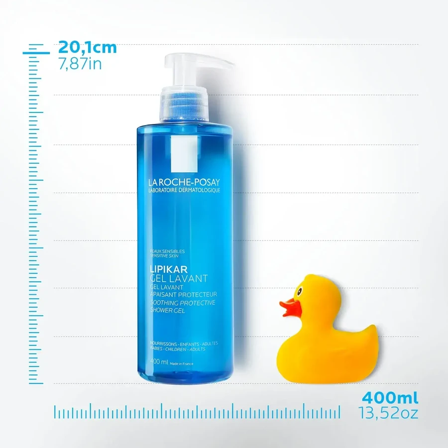 Lipikar Gel de curățare, 2x1L, pentru piele sensibilă, La Roche-Posay