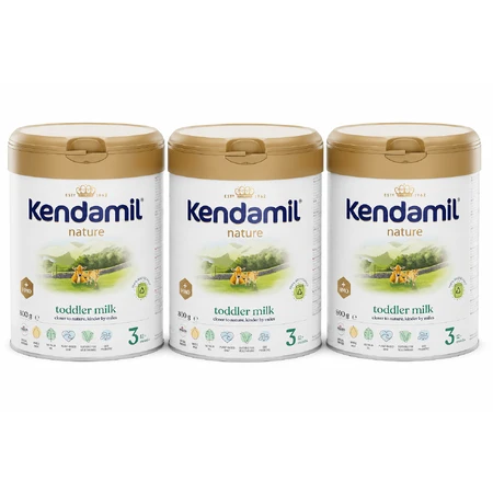 Kendamil Nature 3 HMO+ lapte pentru copii, peste 12 luni, 3x800 g, Kendal Nutricare
