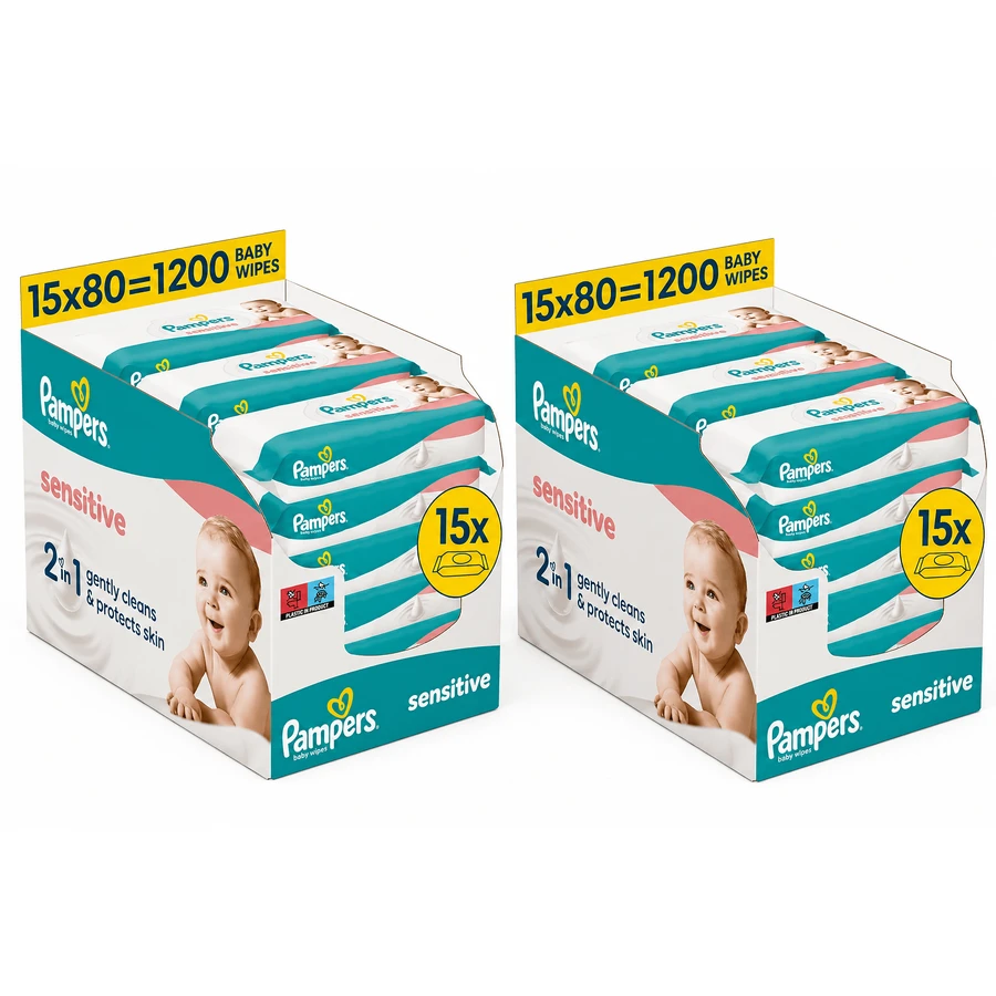 Salviette PAMPERS Sensitive XXL Mensili 30x80 2400 