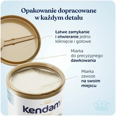 Kendamil Goat 1, lait infantile à base de lait de chèvre, dès la naissance, 2x800 g