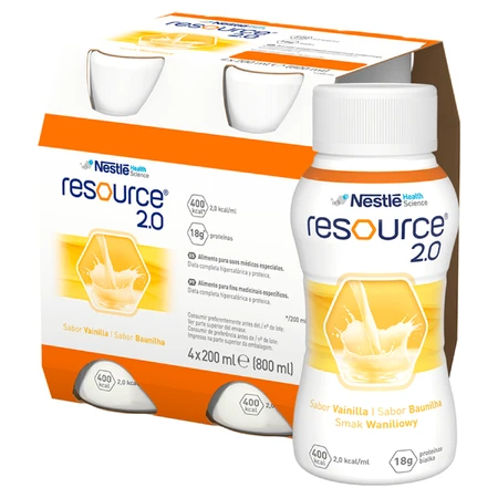 Ressource 2.0, préparation nutritionnelle, saveur vanille,  20x200 ml