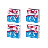 Feuilles adhésives Protefix pour prothèses dentaires, 4 x 30 pièces, blanches