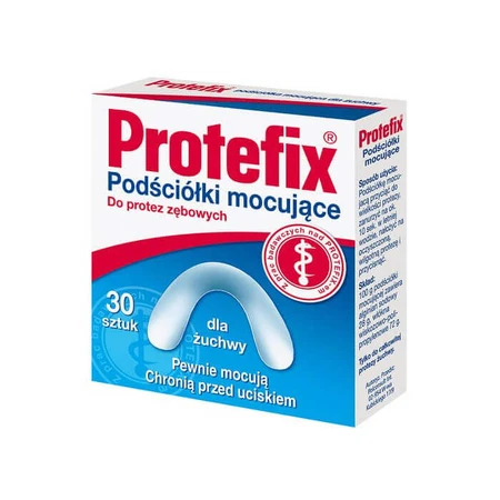 Protefix Adhesive Sheets for Dentures, 4x30 pieces, White