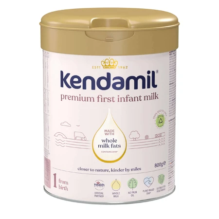 Kendamil Premium 1 DHA+ Infant Formula, from Birth, 2x800 g, Kendal Nutricare