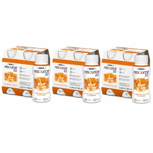 Resource 2.0, supplément nutritionnel, saveur abricot, 12x200 ml