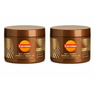 Carroten Gold Shimmer Intensive Body Bronzing Gel mit Pigment 2x150ml