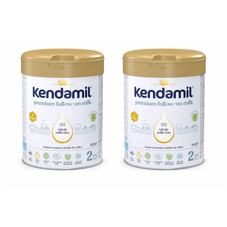 Kendamil Premium 2 HMO+ Folgemilch für Säuglinge ab 6 Monaten, 2 × 800 g, Kendal Nutricare