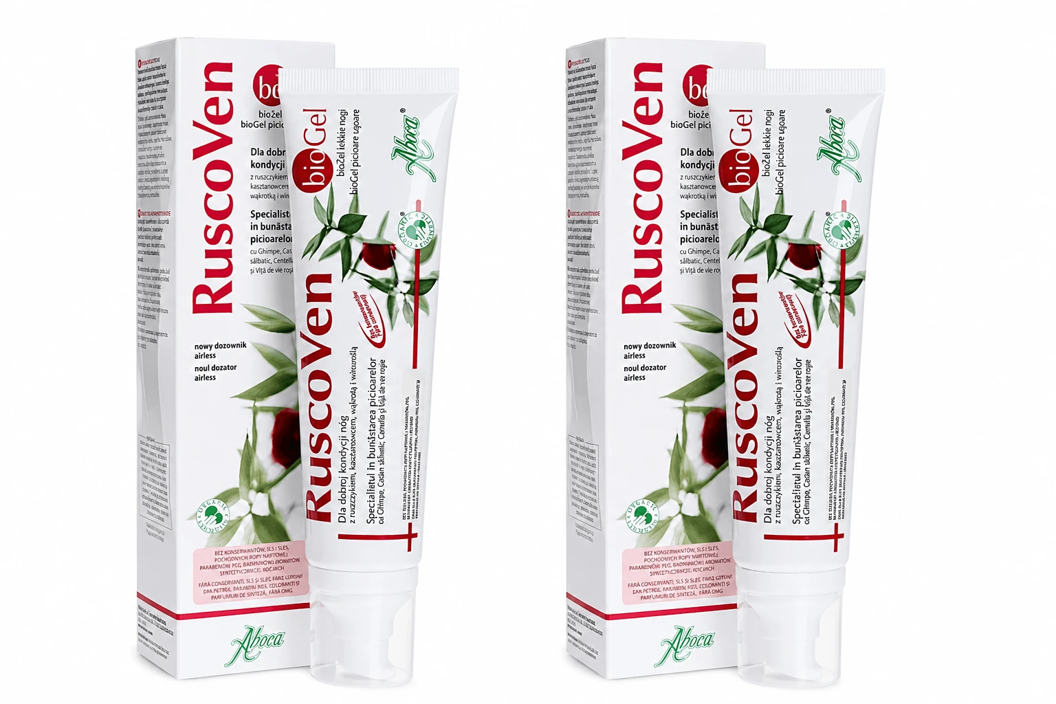 RuscoVen bioGel, foot health gel, 2x100 ml