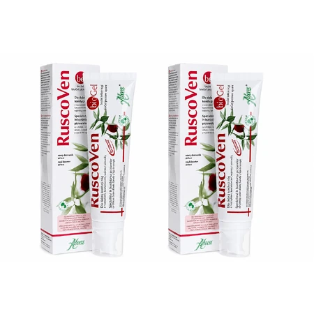 RuscoVen bioGel, gel per la salute delle gambe, 2x100 ml