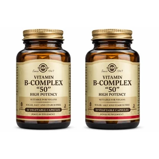 Solgar B-Complex "50", 2x50 capsule vegetale