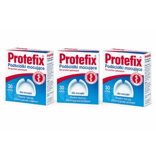 Protefix Kieferunterlage Fixierpolster - denture adhesive cushions - 3x30 Stück