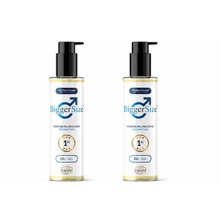 Medica-Group Bigger Size Gel für Penisvergrößerung, 2x150 ml