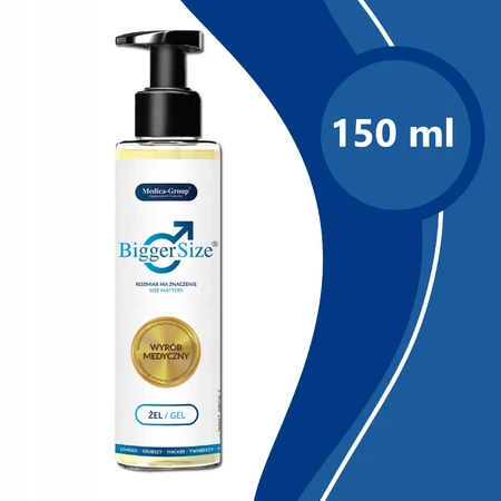 Medica-Group Bigger Size Gel für Penisvergrößerung, 2x150 ml