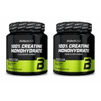 BioTech USA Kreatin-Monohydrat 2x500 g