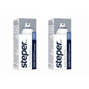 Steper, aerozol do stóp, 2x80ml