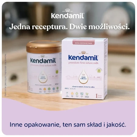 Kendamil Premium 1 DHA+, lait infantile, dès la naissance, 4x600 g