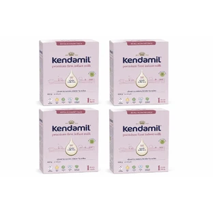 Kendamil Premium 1 DHA+, lait infantile, dès la naissance, 4x600 g