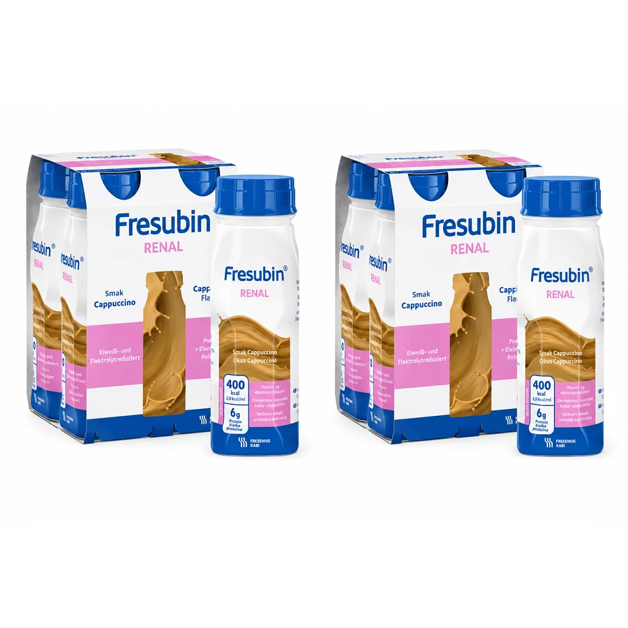 Fresubin Renal, préparation nutritionnelle, goût cappuccino, 8x200 ml