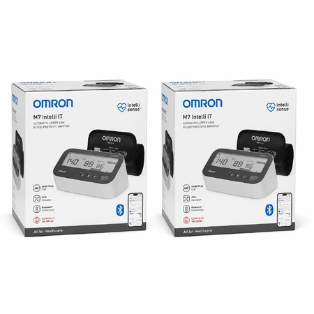 Omron M4 Connect Afib, tensiomètre automatique pour le bras avec bluetooth Set 2 it