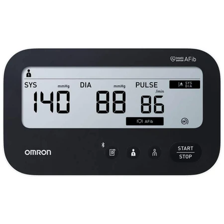 Omron M4 Connect Afib, tensiomètre automatique pour le bras avec bluetooth Set 2 it