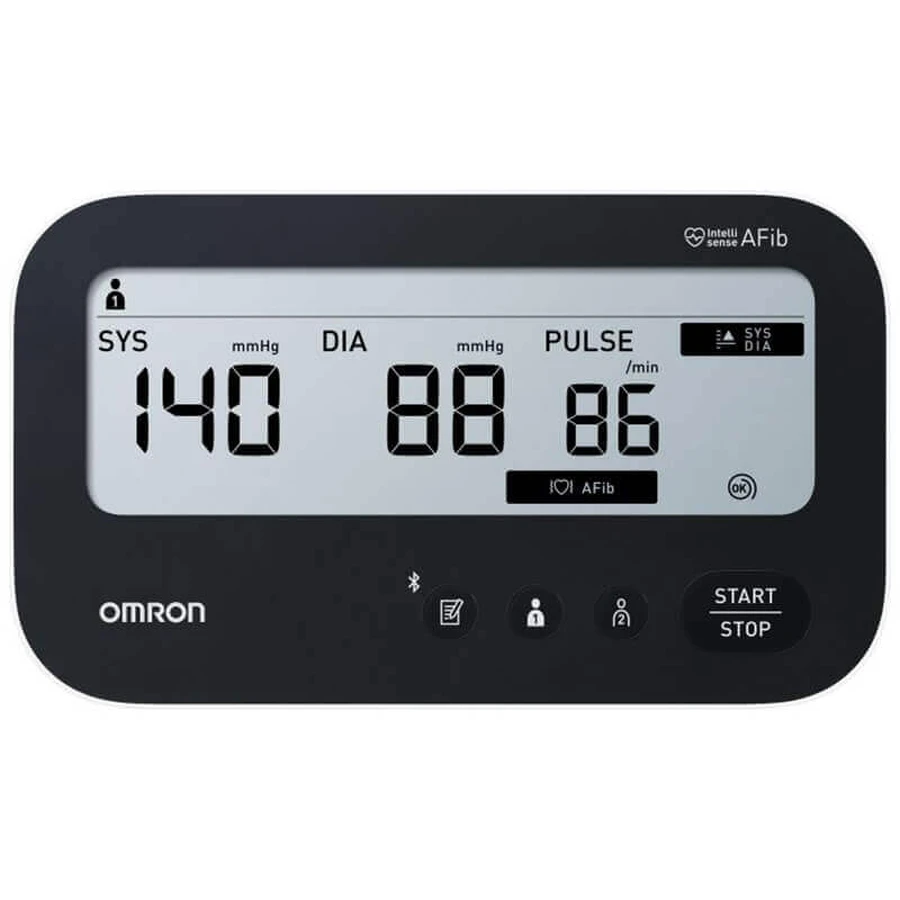Omron M4 Connect Afib, tensiomètre automatique pour le bras avec bluetooth Set 2 it