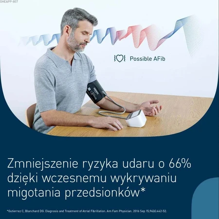 Omron M4 Connect Afib, tensiomètre automatique pour le bras avec bluetooth Set 2 it
