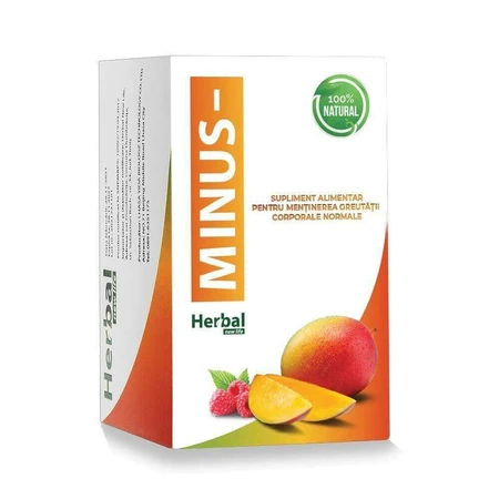 Minus Nahrungsergänzungsmittel zur Erhaltung des normalen Körpergewichts, 2x30 Tabletten, Herbal New Life