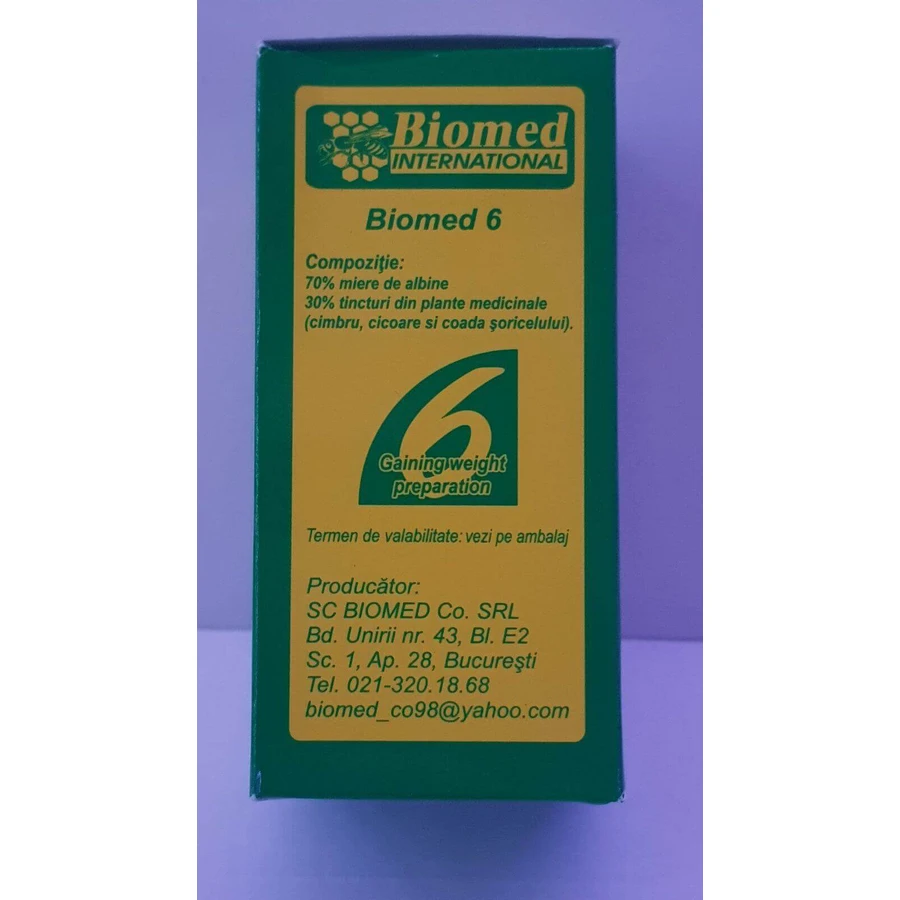 Aumentatore di peso Biomed 6, 2x100 ml, Biomed International