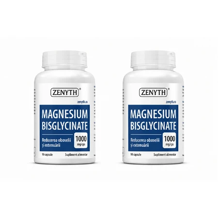 Magnesium Bisglycinat, 2x90 Kapseln, Zenyth