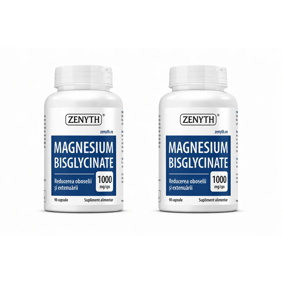 Magnesium Bisglycinat, 2x90 Kapseln, Zenyth