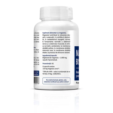 Magnesium Bisglycinat, 2x90 Kapseln, Zenyth