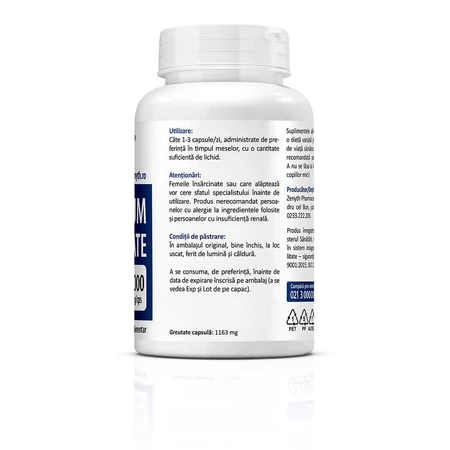 Magnesium Bisglycinat, 2x90 Kapseln, Zenyth