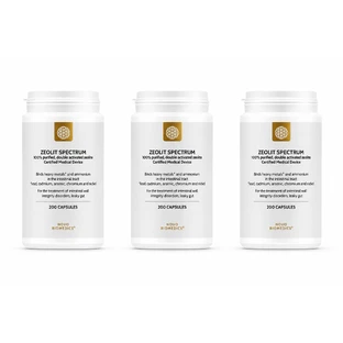 Spectre de zéolite, 3x200 gélules, Novo Biomedics