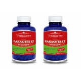 Parasites 12 Detox Forte, 2x120 capsule, Herbagetica 