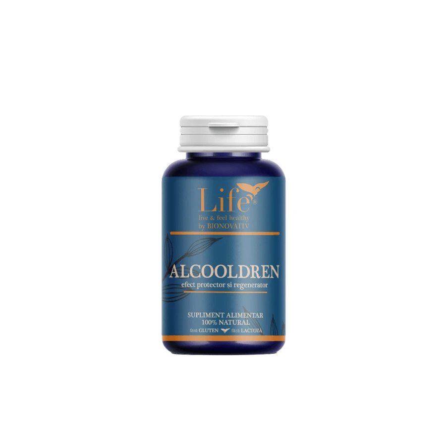Integratore contro la voglia di alcol Alcooldren, 2x120 capsule, Bionovativ